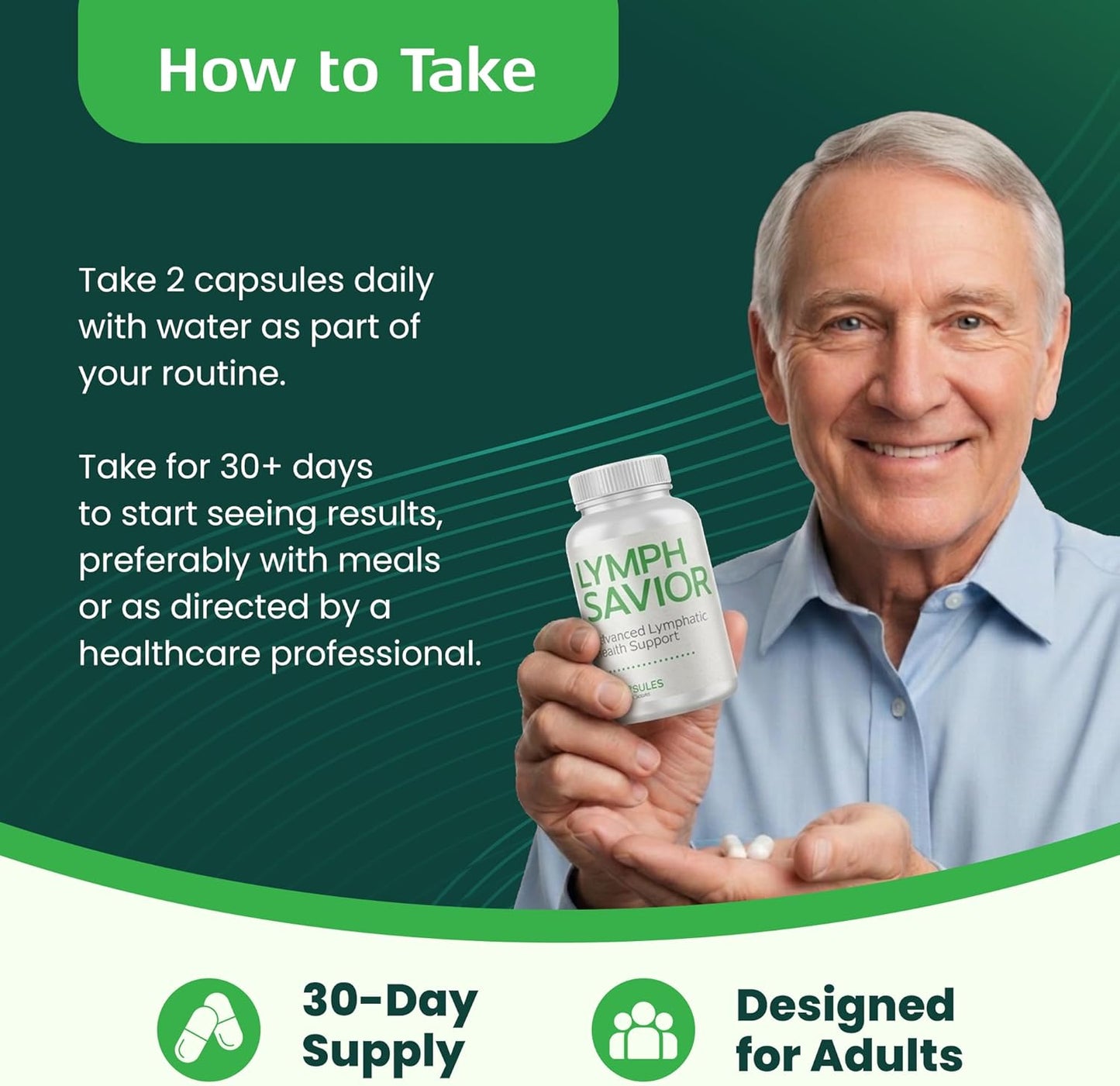Lymph Savior Plant-Based Lymphatic Support Supplement