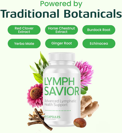 Lymph Savior Plant-Based Lymphatic Support Supplement